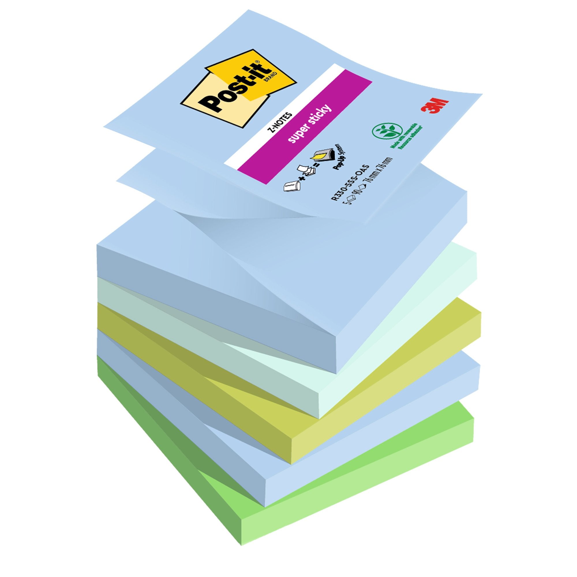 post-it-cf-5pz-blocco-90foglietti-super-sticky-z-notes-76x76mm-r330-5ss-oas