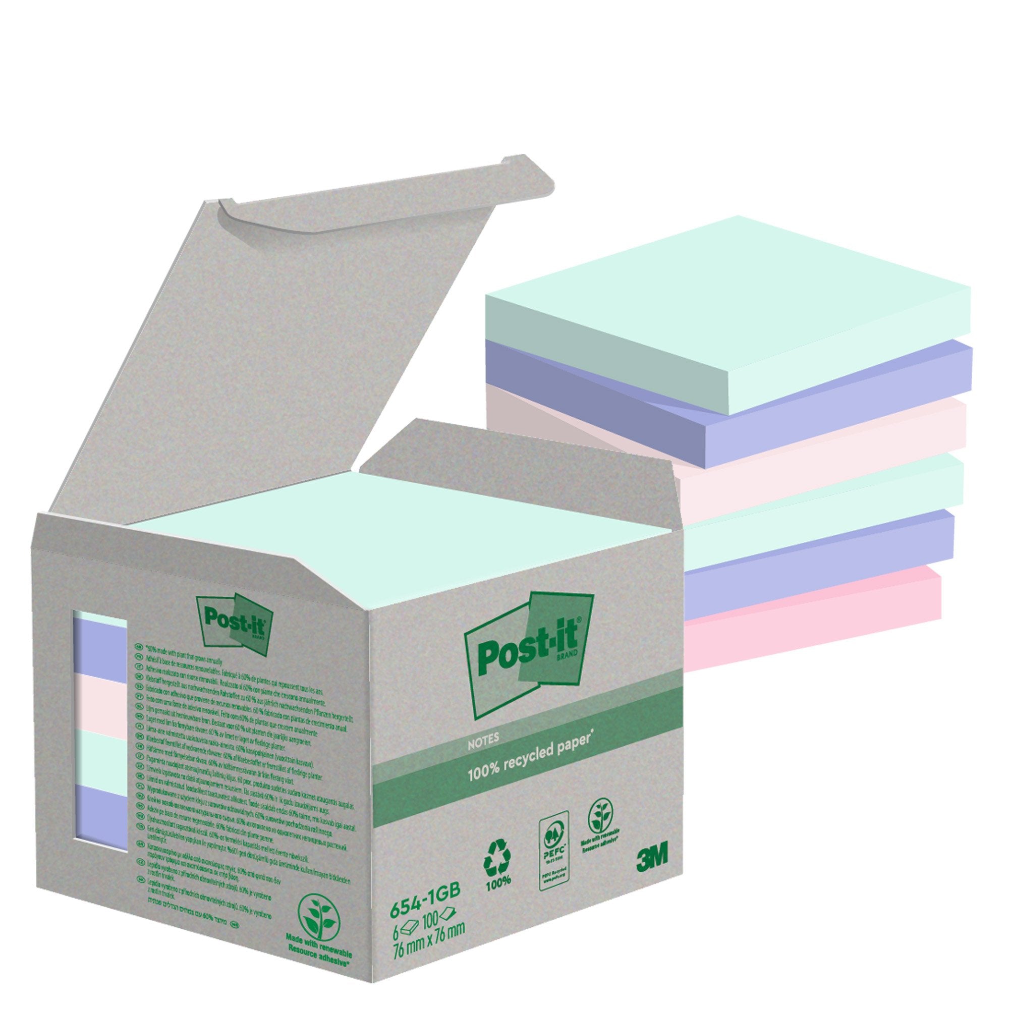 post-it-cf-6pz-blocco-100fg-notes-green-76x76mm-654-1gb-natural