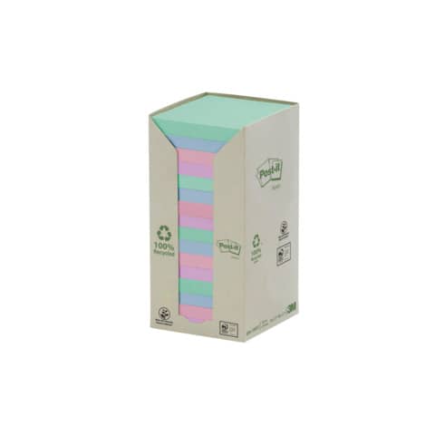 post-it-foglietti-post-it-notes-carta-riciclata-76x76mm-assort-pastello-torre-16-blocchetti-100-ff-654-1rpt