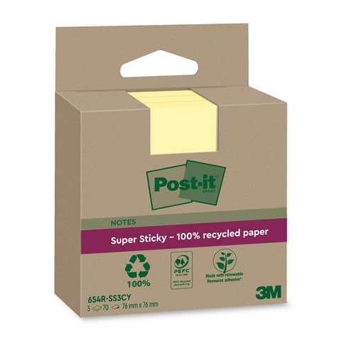 post-it-foglietti-riposizionabili-post-it-super-sticky-carta-riciclata-100-76x76-mm-giallo-canary-3-blocchetti-70-ff