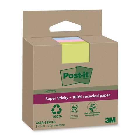 post-it-foglietti-riposizionabili-post-itsuper-sticky-carta-riciclata-100-assortiti-76x76-mm-3-blocchetti-70-ff