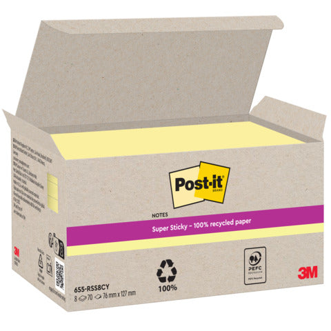 post-it-super-sticky-foglietti-riposizionabili-post-it-super-sticky-carta-riciclata-76x127-mm-giallo-canary-conf-8-blocch-70-ff