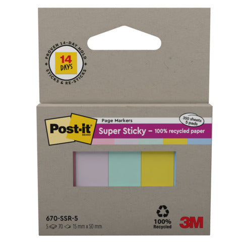 post-it-super-sticky-segnapagina-post-it-super-sticky-carta-riciclata-15x50-mm-colori-assortiti-conf-5-index-70-ff