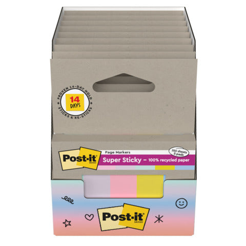 post-it-super-sticky-segnapagina-post-it-super-sticky-carta-riciclata-15x50-mm-colori-assortiti-conf-5-index-70-ff