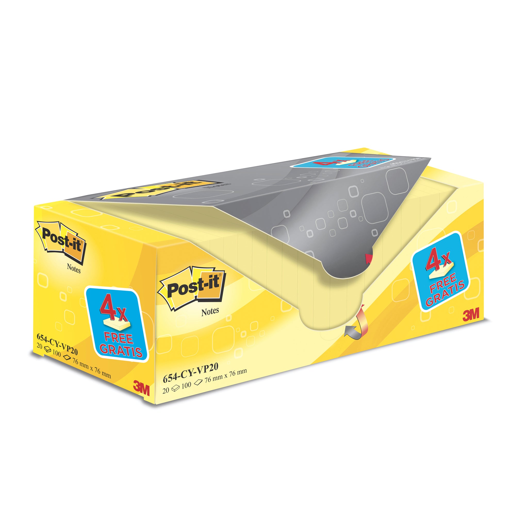 post-it-value-pack-164-blocco-100fg-giallo-canary-76x76mm-72gr-654cy-vp20