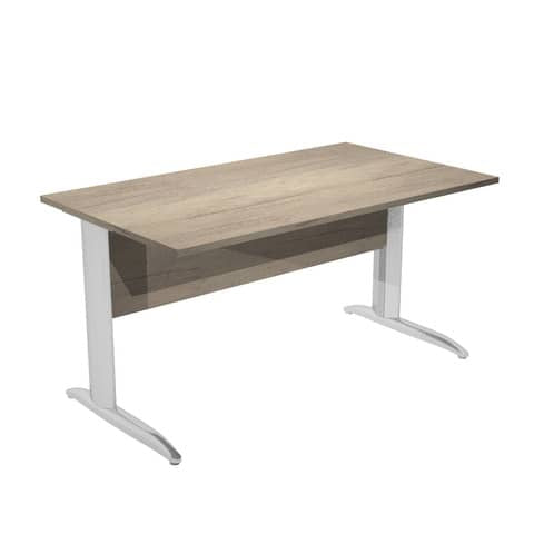 presto-scrivania-piano-rovere-canadese-gamba-l-metallo-effetto-cromo-140x80xh-72-cm-002k2-j-ar