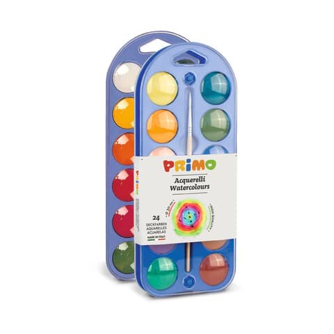 primo-acquerelli-diametro-30-mm-scatola-241-pennello-coperchio-tavolozza-assortiti-108a24a