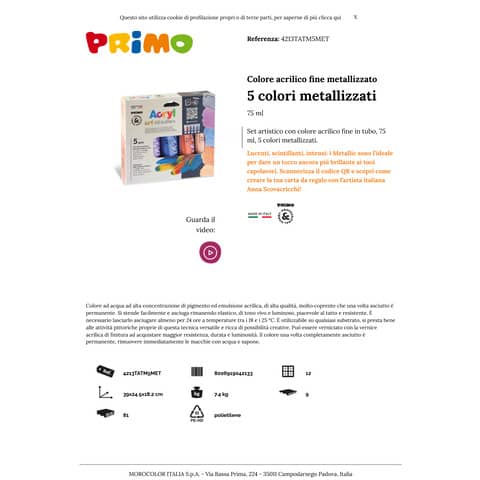 primo-colore-acrilico-bottiglia-pet-tappo-dosatore-75-ml-tinte-metal-conf-5-pezzi-4213tatm5met