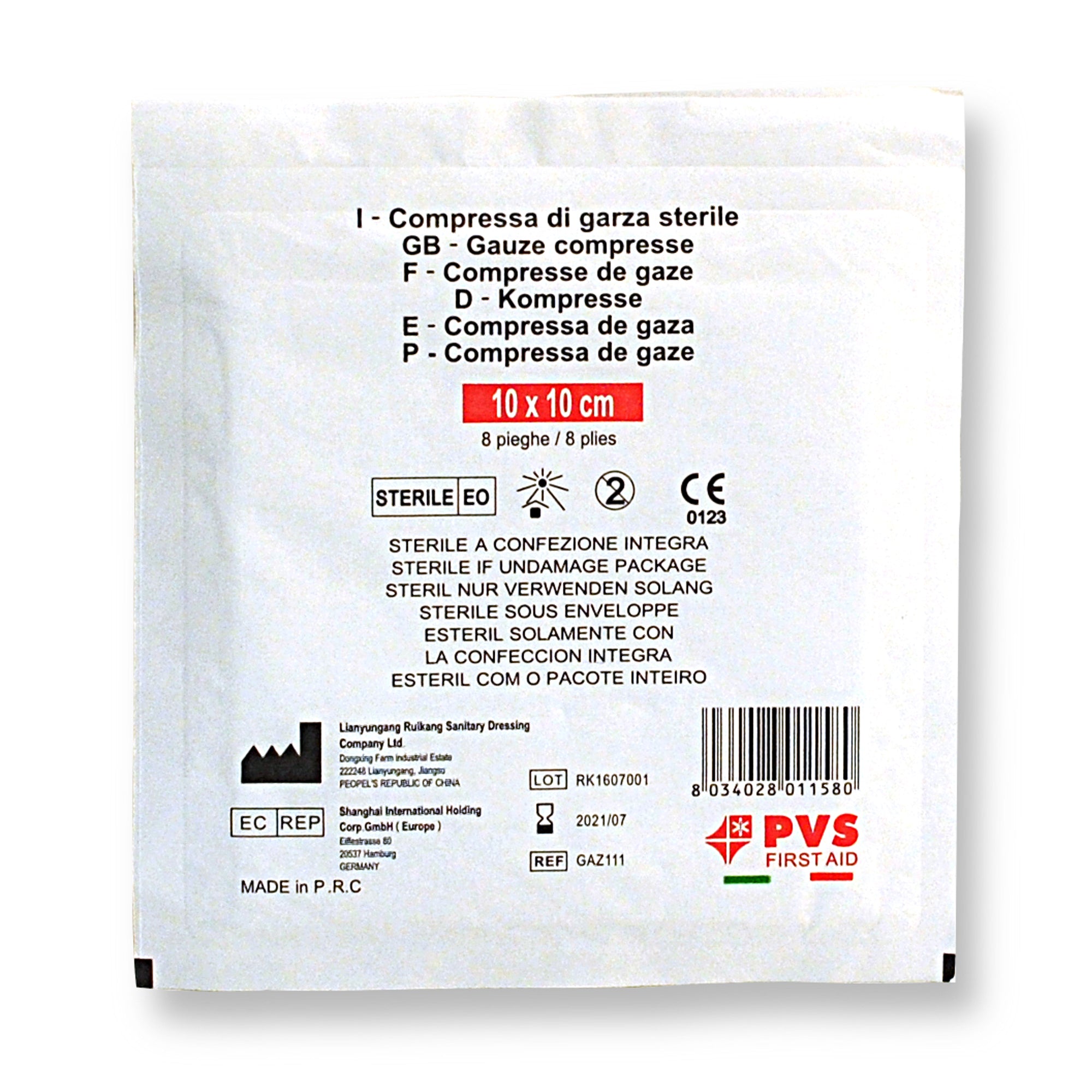 pvs-busta-garza-compressa-sterile-10x10cm-gaz111