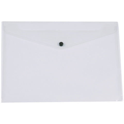 q-connect-busta-portadocumenti-bottone-a3-pp-trasparente-kf02464