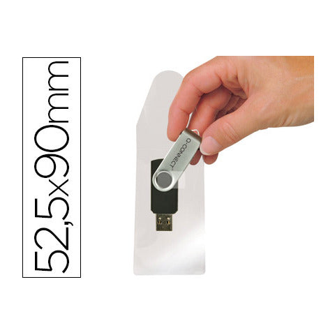 q-connect-bustina-porta-usb-plastica-trasparente-9x5-cm-conf-10-kf22350