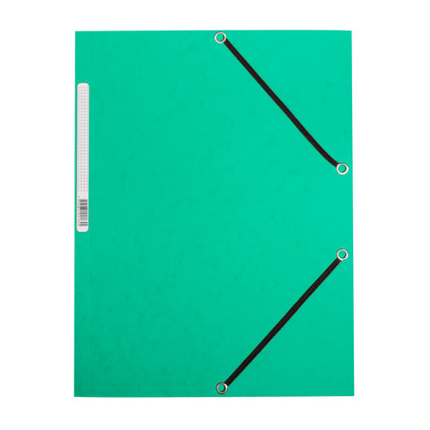 q-connect-cartellina-3-lembi-elastico-24-3x32-cm-cartoncino-manilla-375-g-mq-verde-kf02168