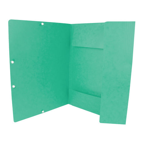 q-connect-cartellina-3-lembi-elastico-24-3x32-cm-cartoncino-manilla-375-g-mq-verde-kf02168