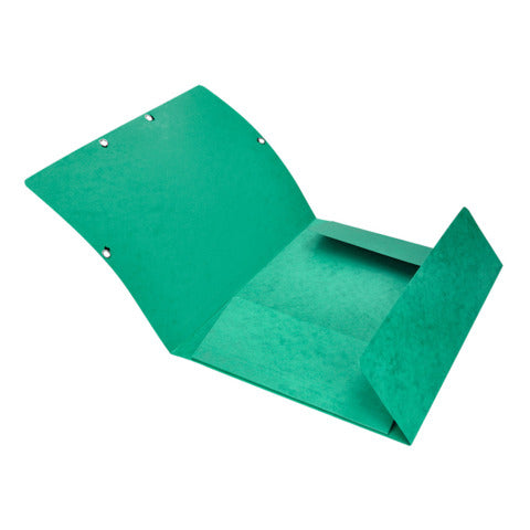 q-connect-cartellina-3-lembi-elastico-24-3x32-cm-cartoncino-manilla-375-g-mq-verde-kf02168