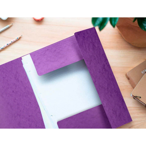 q-connect-cartellina-3-lembi-elastico-24-3x32-cm-cartoncino-manilla-375-g-mq-viola-kf02171