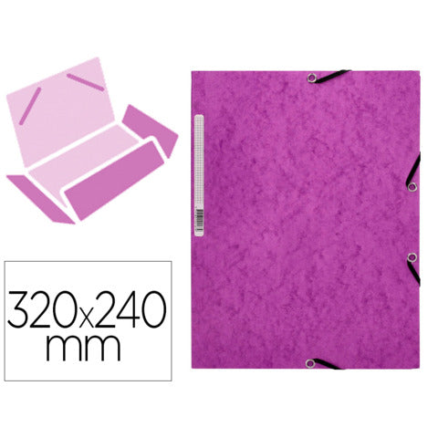 q-connect-cartellina-3-lembi-elastico-24-3x32-cm-cartoncino-manilla-375-g-mq-viola-kf02171