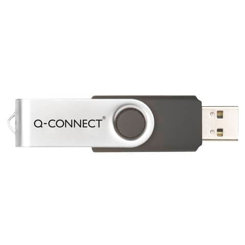 q-connect-chiavetta-usb-2-0-flash-drive-argento-nero-64-gb-kf41514