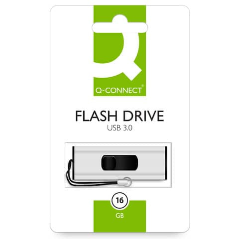 q-connect-chiavetta-usb-super-speed-3-0-argento-nero-16-gb-kf16369