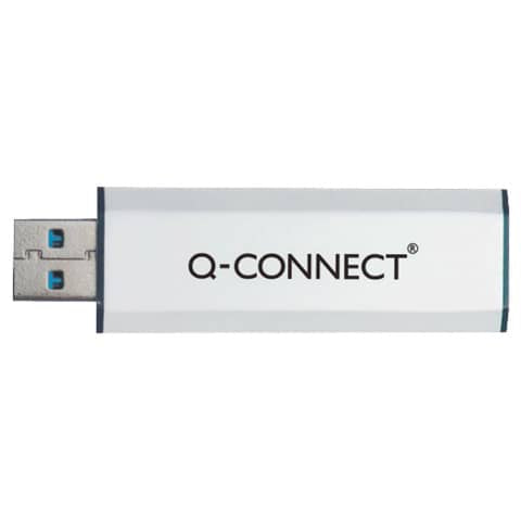 q-connect-chiavetta-usb-super-speed-3-0-argento-nero-16-gb-kf16369