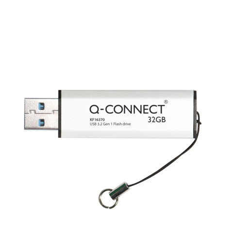 q-connect-chiavetta-usb-super-speed-3-0-argento-nero-32-gb-kf16370