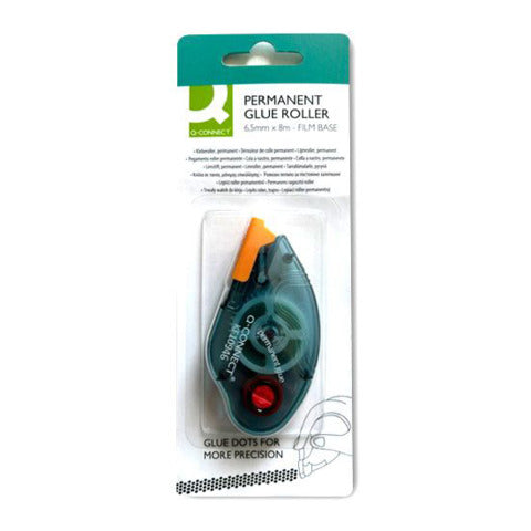 q-connect-colla-roller-permanente-monouso-6-5-mm-x-8-5-m-kf10946