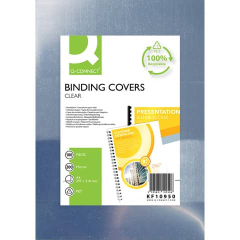 q-connect-copertine-rilegatura-pet-a4-lucide-conf-100-pz-200-micron-kf10950