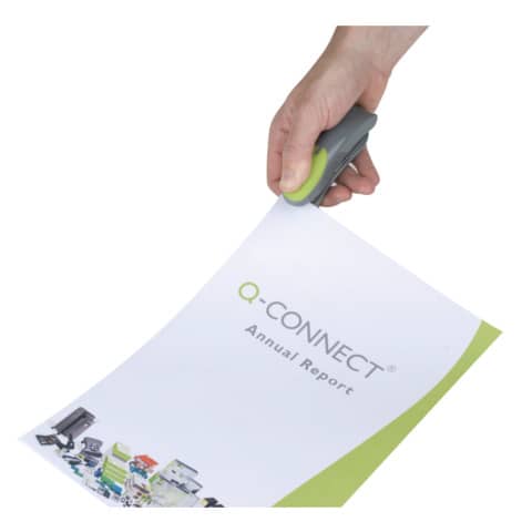 q-connect-cucitrice-fino-12-fogli-grigio-verde-kf00991