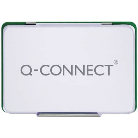 q-connect-cuscinetto-timbri-11x7-cm-verde-kf25210
