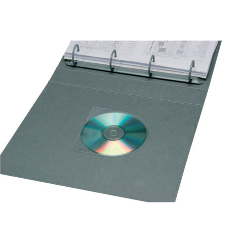 q-connect-custodia-autoadesiva-cd-dvd-12-6x12-6-cm-trasparente-conf-100-pezzi-kf27031