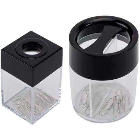 q-connect-dispenser-fermagli-nero-trasparente-quadrato-4-2x4-2x7-cm-kf02132