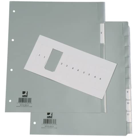 q-connect-divisore-neutro-grigio-xl-24x29-7-cm-ppl-20-fogli-kf01856