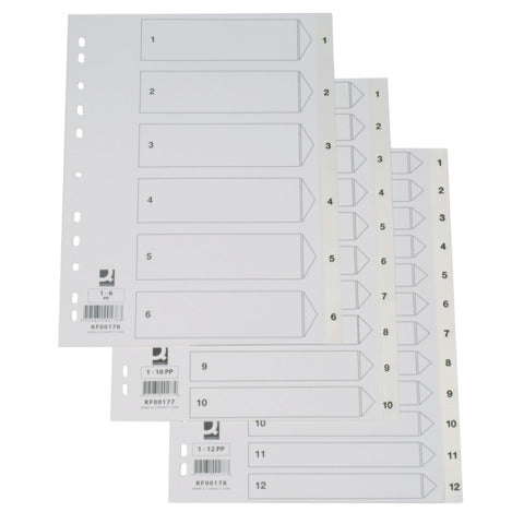 q-connect-divisore-numerico-bianco-22-5x29-7-cm-ppl-1-12-kf00178