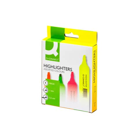 q-connect-evidenziatore-1-5-2-mm-assortiti-astuccio-4-kf01116