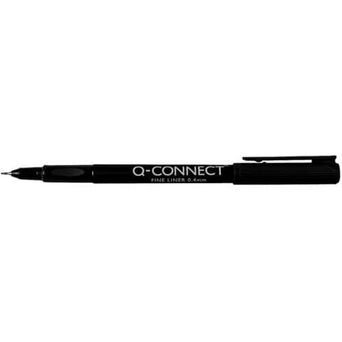 q-connect-fineliner-0-4-mm-nero-conf-10-pezzi-kf25007