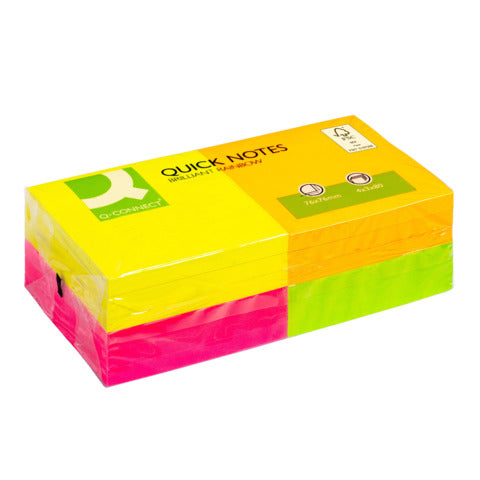 q-connect-foglietti-riposizionabili-70-g-mq-assortiti-neon-76x76-mm-12-blocchetti-80-ff-kf10508