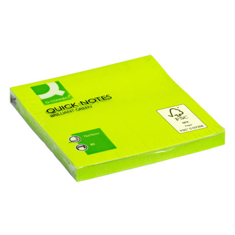 q-connect-foglietti-riposizionabili-70-g-mq-verde-neon-76x76-mm-6-blocchetti-80-ff-kf10515