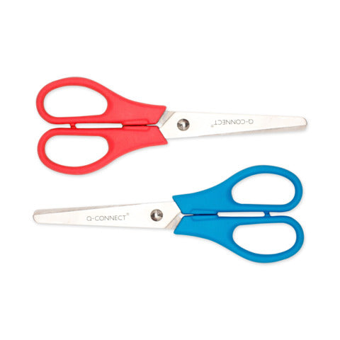 q-connect-forbici-bricolage-blister-rosso-blu-13-5-cm-e-kf01229-ia