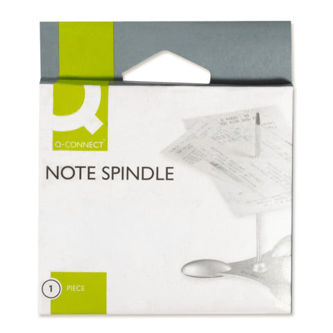 q-connect-infilzascontrini-11-cm-argento-metallo-inserti-gomma-kf14631