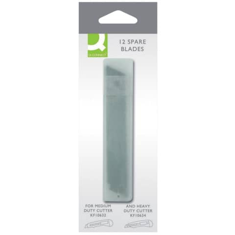 q-connect-lame-ricambio-cutter-18-mm-confezione-12-pezzi-kf10636