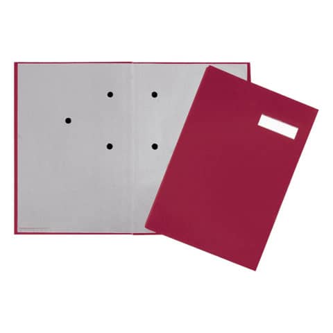 q-connect-libro-firme-20-pagine-24x35-cm-rosso-kf31011