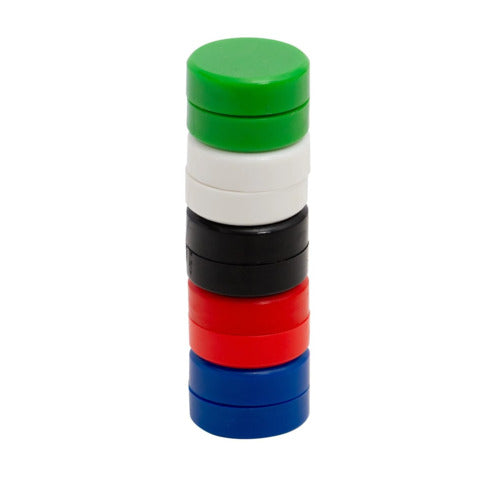 q-connect-magneti-lavagne-bianche-25-mm-verde-conf-10-pz-kf02641