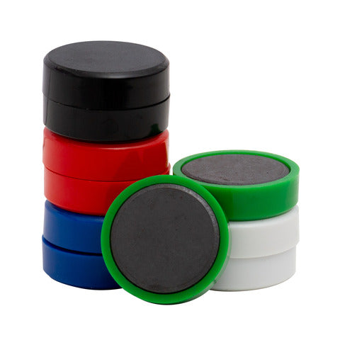 q-connect-magneti-lavagne-bianche-35-mm-verde-conf-10-pz-kf02647