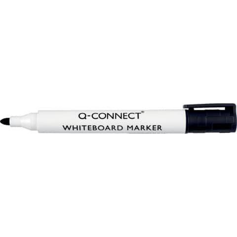 q-connect-marcatore-lavagna-bianca-punta-tonda-2-3-mm-nero-kf26035