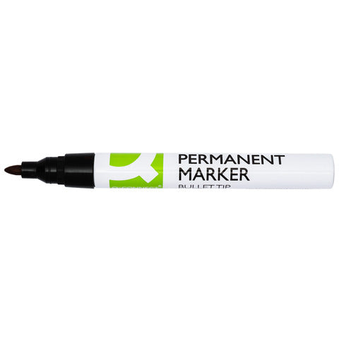 q-connect-marcatore-permanente-fusto-alluminio-punta-conica-4-mm-nero-kf11708