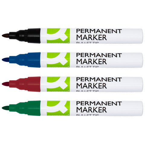 q-connect-marcatore-permanente-fusto-alluminio-punta-conica-4-mm-nero-kf11708