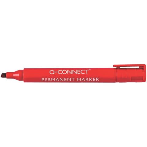 q-connect-marcatore-permanente-punta-scalpello-1-2-5-mm-rosso-kf26044