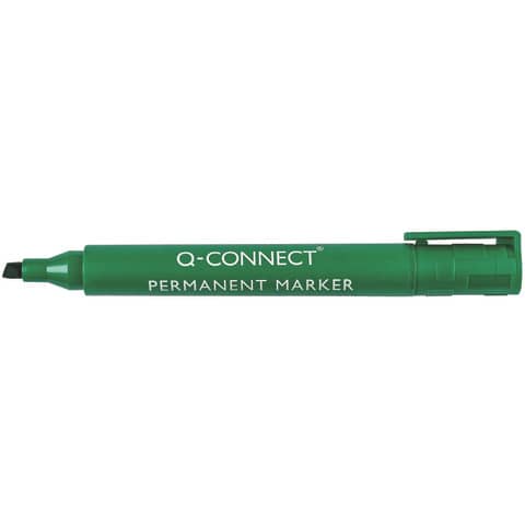 q-connect-marcatore-permanente-punta-scalpello-1-2-5-mm-verde-kf01774