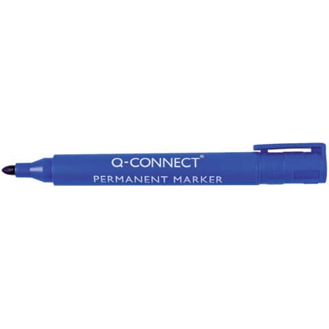 q-connect-marcatore-permanente-punta-tonda-2-3-mm-blu-kf26046