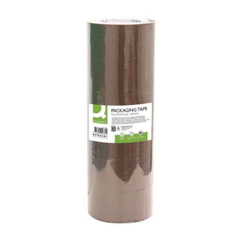 q-connect-nastro-adesivo-imballo-50-mm-x-66-m-avana-svolgimento-silenzioso-conf-6-pezzi-kf04381