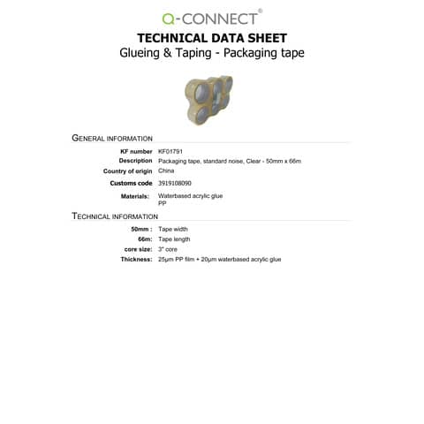 q-connect-nastro-adesivo-imballo-50-mm-x-66-m-trasparente-svolgimento-rumoroso-conf-6-pezzi-kf01791